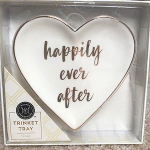 Ceramic “Happily Ever After” Trinket Tray